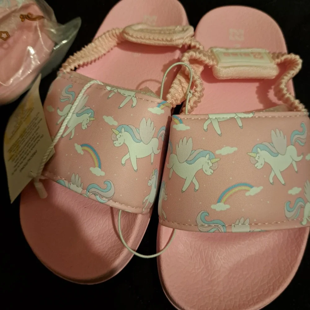 Slide Kids Sandals Non-slip Summer sandals 12.5-13 Child Pink